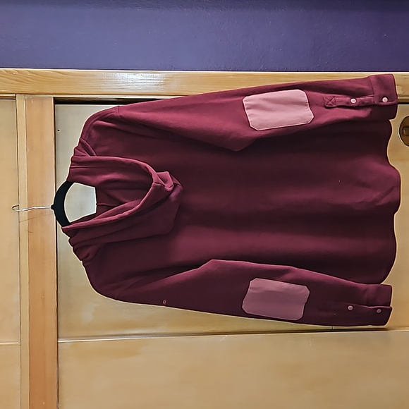 Ascend fleece hooded Henley - Picture 2 of 5